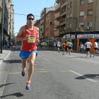 Eliseo Martín, durante un tramo de la carrera.