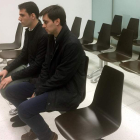 Foto de los dos acusados  por la patada en Barcelona. TSJ