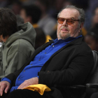 Jack Nicholson, en el front row del partido de la NBA entre los Lakers y los Clippers disputado en el Staples Center de Los Ángeles, el pasado 19 de octubre.