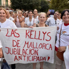 Concentración convocada por Kellys Confederadas de Baleares el 25 de agosto. ATIENZA