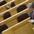 El ministro de Cultura, César Antonio Molina, en una reciente comparecencia en el Congreso