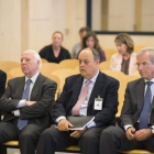 Los ex directivos de NCG, en el banquillo.