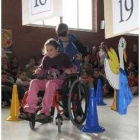 Una prueba del juego de la oca celebrado ayer