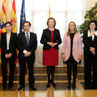 La consejera de Hacienda, Pilar del Olmo, participa en Zaragoza en una reunión con Aragón, Asturias, Extremadura, Galicia y La Rioja .