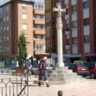 La plaza del Peregrino es uno de los enclaves estratégicos de la Ruta Jacobea en San Andrés.