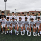 Formación del equipo del CDF Peña que milita en la 1.ª División Regional Cadete. DL