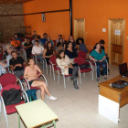 Los alumnos americanos presentaron sus conclusiones a los vecinos de Boñar.