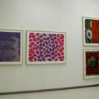 Algunas de las obras del artista sevillano Luis Gordillo expuestas en la sede de la Fundación Cereza