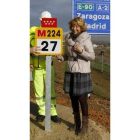 Aguirre inauguró una carretera antes de su anuncio.