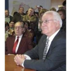 González Linares, durante el acto de ayer