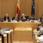 Valeriano Gómez, en una imagen de archivo ante la Comisión del Pacto de Toledo.
