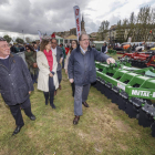 Herrera, ayer en la inauguración de la Feria Nacional de Maquinaria Agrícola en Burgos. R. ORDÓÑEZ
