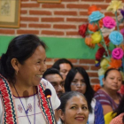 La medica tradicional de la etnia nahua  María Jesús Patricio, candidata  a las presidenciales mexicanas en el 2018.