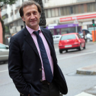 El rector de la Universidad Isabel I, Alberto Gómez, en la capital leonesa.