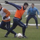La plantilla sigue con sus entrenamientos para preparar el partido ante el Huracán.