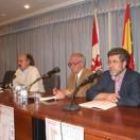 Antonio Colinas, Manuel Martín y Luis Carnicero presentaron el libro