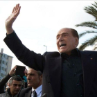 Silvio Berlusconi en Cerdeña.