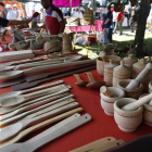 La Feria de Artesanía de Lorenzana se celebra el primer domingo de septiembre. RAMIRO