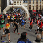 La Plaza Mayor de Astorga albergó la salida y el final de la prueba.