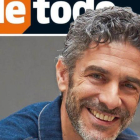 Detalle de la portada del suplemento de televisión Teletodo con el actor Leonardo Sbaraglia.
