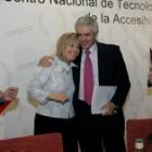 Valcarce y Ros se abrazan en presencia de Fernández y Martínez