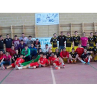 Foto de familia de los participantes en la Copa Diputación.