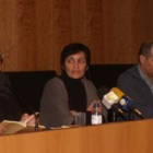 María José Santiago y Jesús Celemín (derecha), durante la charla programada dentro de las Tardes de