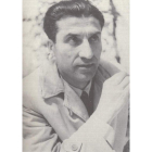 Retrato del gran escritor italiano Cesare Pavese (1908-1950)