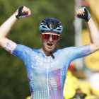 El canadiense Hugo Houle se impuso en la primera jornada pirenaica del Tour de Francia. YOAN VALAT