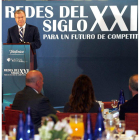 El consejero de Fomento y Medio Ambiente, Antonio Silván, durante su intervención.