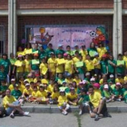 Alumnos del Colegio Rural Agrupado de Riello, que podrán acogerse al plan.
