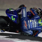 Maverick Viñales (Yamaha) dominó ayer el segundo día de test en Doha (Catar).