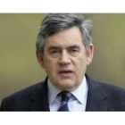 El primer ministro británico, Gordon Brown, en febrero.