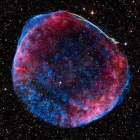 Imagen compuesta del remanente de una supernova.