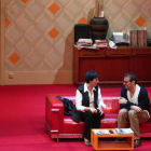 Una escena de ‘Tócala otra vez, Sam’, con lleno total de público.