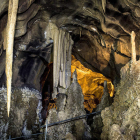 Una imagen del interior de la cueva, situada en el valle del Curueño. PLANILLO