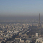 La contaminación de París, vista desde Montparnasse.