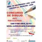 Cartel hecho por el Ampa del colegio para el concurso literario