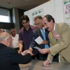 Ordóñez, Aller y Orellana entregan el cheque para la Catedral