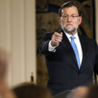 Rajoy, tras la reunión extraordinaria del Consejo de Ministros.