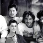 Los actuales componentes del grupo de música folk-celta Aira da Pedra