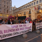 Concentración en Botines en contra del asesinato de María Valladares.