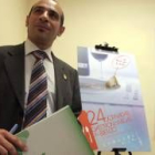 Celemín, ayer durante la presentación de las jornadas gastronómicas en la sede del Consejo Comarcal