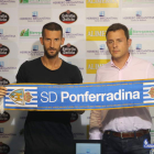 Óscar Sielva se está mostrando como un jugador determinante en el buen papel del equipo blanquiazul en la Liga. L. DE LA MATA