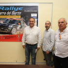 Courel, Conrado y Samuel, en la presentación. L. DE LA MATA
