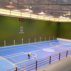 Imagen del pabellón polideportivo de Santa María del Páramo. DL