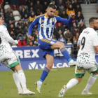En el encuentro de la primera vuelta Deportiva y Real Oviedo igualaron a un tanto. ANA F. BARREDO
