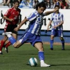 El asturiano ensaya un lanzamiento en su época de centrocampista
