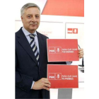 Blanco presentó la precampaña del PSOE.
