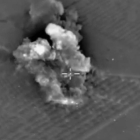 Imagen facilitada por el Ministerio de Defensa ruso sobre uno de los bombardeos en Siria.